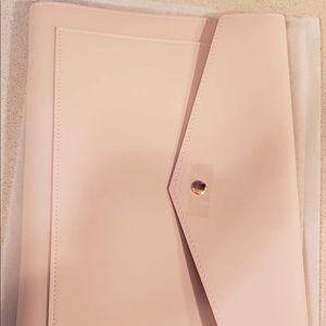 Glass Ladder & Co Pink Portfolio Clutch